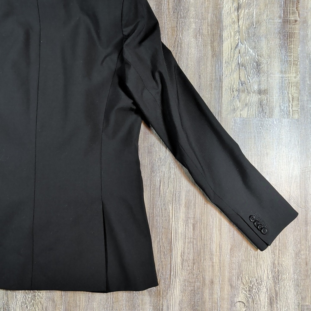 Veronica Beard Dickey Blazer Jacket Size 8 W/Heather Gray Drawstring Dickey - Picture 13 of 15